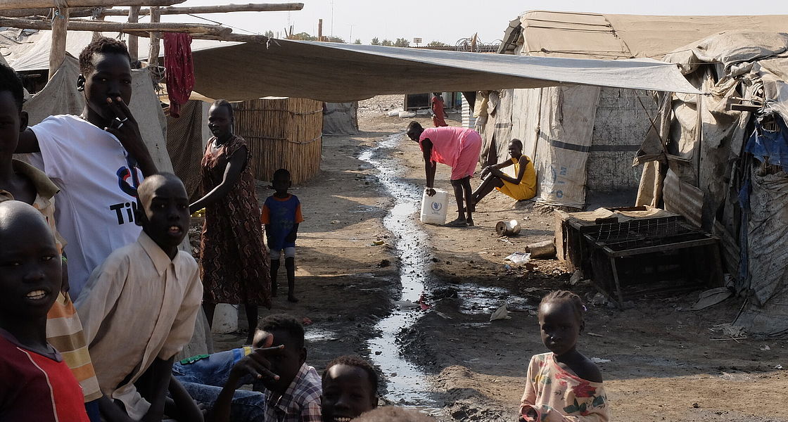 Internally Displaced People in the PoC camp (Protection of Civilians) in Rubkona and Guit Counties, which house people who have fled the floodings and conflict.